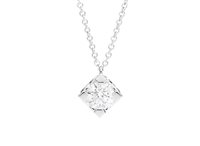Collana Recarlo Donna Anniversary Square in Oro bianco Diamante